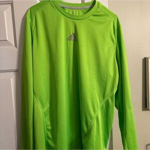 2 long sleeve athletic shirts adidas and Magellan.